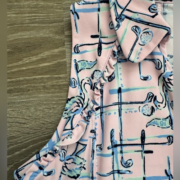 LILLY PULITZER Sleeveless Luxletic Martina Polo Golf Top - Picture 4 of 4